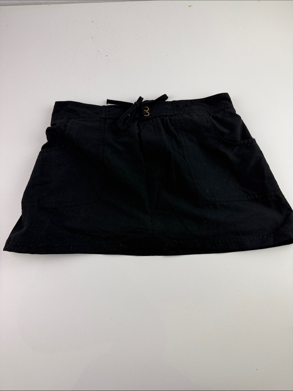 Kona Sol Black Drawstring Pocket Skort